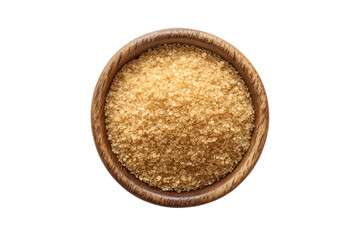 Brown Sugar in Wooden Bowl Sweet Treat Baking Ingredient,
