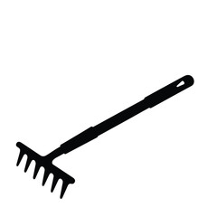 vector illustration of a shovel