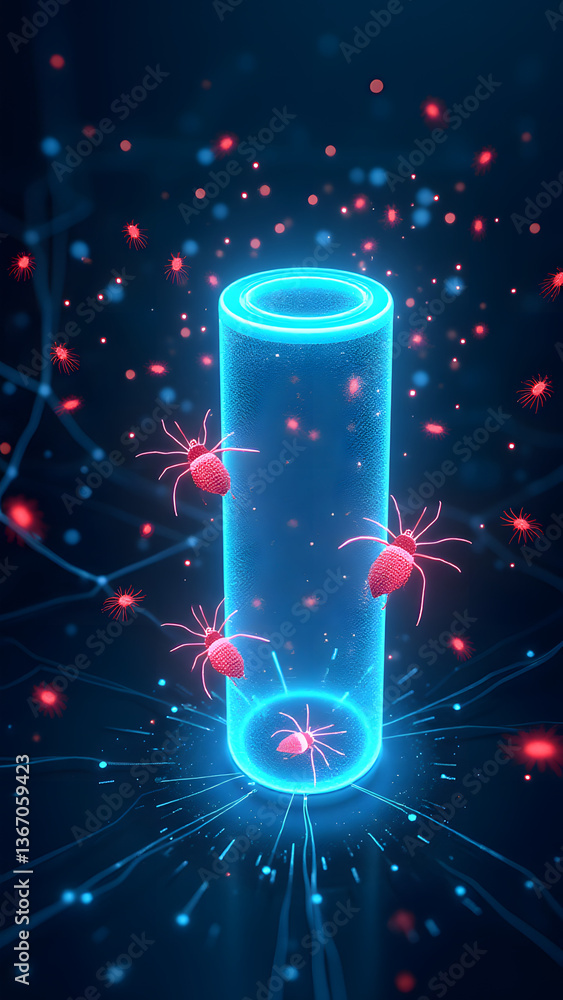 Poster a secure vpn connection creates a protective passage through dangerous digital space, keeping data s