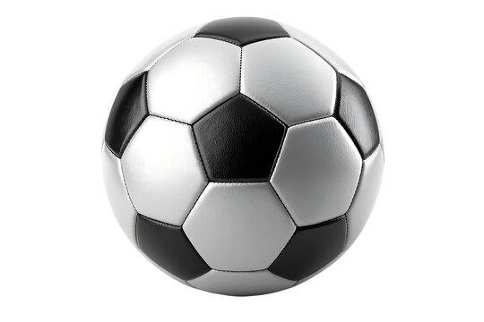Classic soccer ball isolated on white background