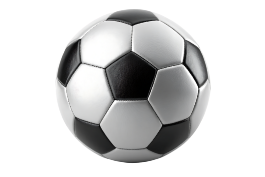 Classic soccer ball isolated on white background