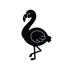 black swan vector