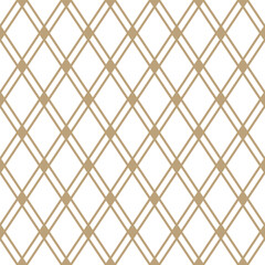 格子柄の背景素材 スウォッチ対応 ゴールド