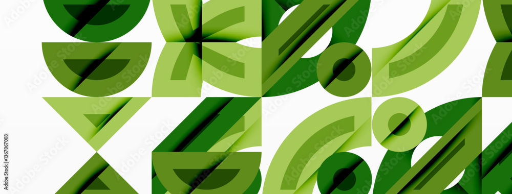 Poster abstract geometric background shapes forming a modern, symmetrical pattern. bold contrast, smooth gr