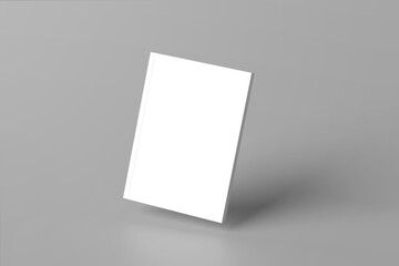Naklejka premium Single Cover Book of a4 paper size or documents 