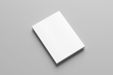 New a4 paper size or documents mockup on a gray background.