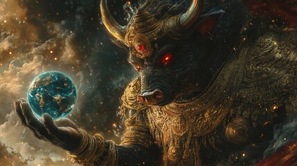 Varaha is avatar (Dashavatara) of the Hindu god Vishnu