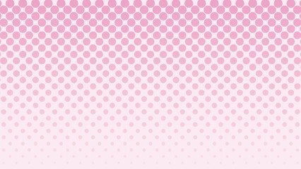 ピンクグラデーションのハーフトーン背景イラスト
