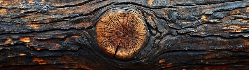 Fototapeta premium Wood Knot Detail.