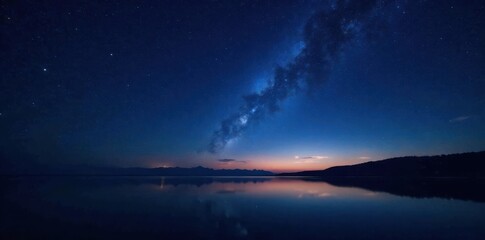 Vast dark sky with stars twinkling like diamonds , galaxy, space
