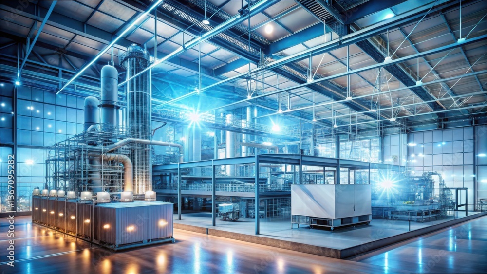 Aufkleber Efficient Factory Design with Transparent Overlay in Gigapixel Standard