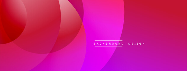 Abstract composition with layered circular elements, blending gradients and soft transitions, creating a sense of depth, motion, and visual harmony