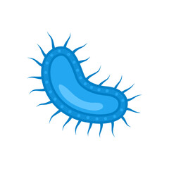 Bacteria and Virus Illustration