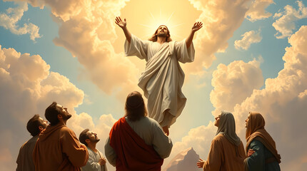 The Ascension of Jesus Christ into Heaven