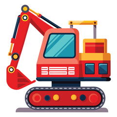 excavator vector