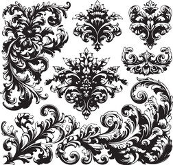 : Elegant Crown King Element Vector Collection