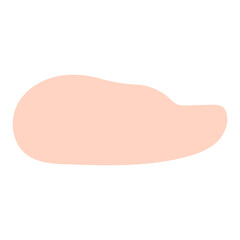abstract blobs pastel orange for background