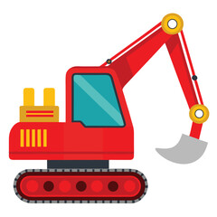 excavator vector