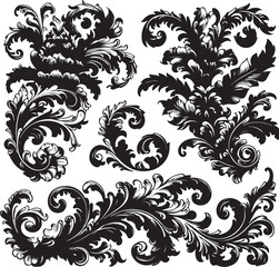 Luxury Ornamental Tattoos Vintage Vector Bundle | Baroque, Royal Frames & Floral Designs
