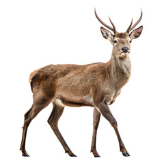roe deer isolated on white