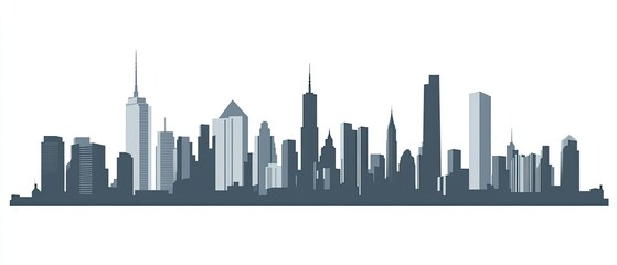 Obraz premium Cityscape Silhouette (1)