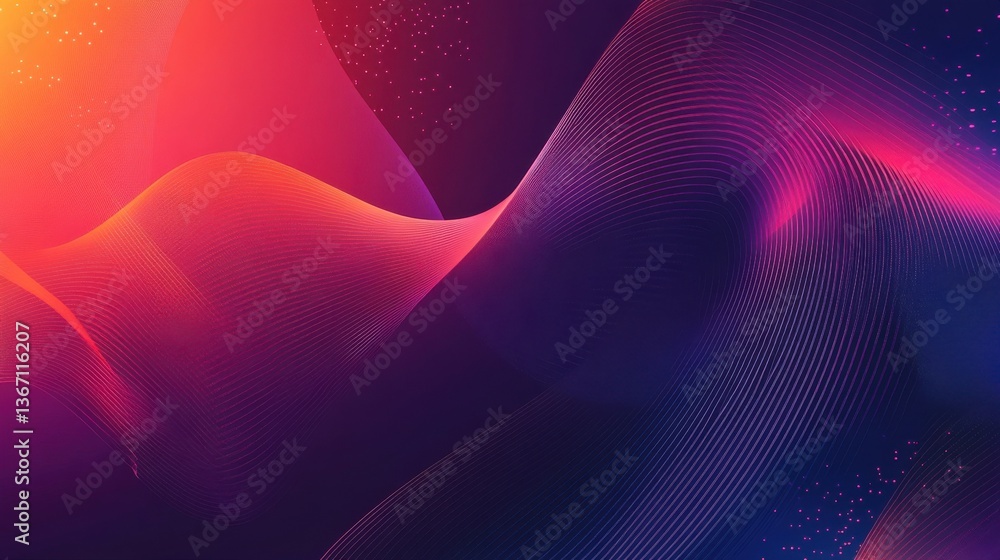 Poster modern futuristic background with subtle gradient colors and hi-tech designs, perfect for showcasing