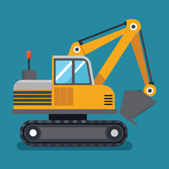 excavator vector