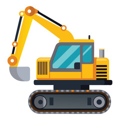 excavator vector