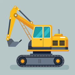 excavator vector