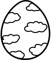 Egg eggs easter eggs decorating egg fancy egg outline black and white coloring  png,eggs hunt,