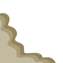 Aesthetic Abstract Corner Border