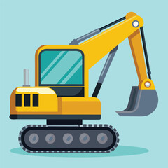 excavator vector