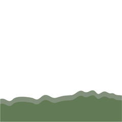 Fototapeta premium Aesthetic Bottom Border