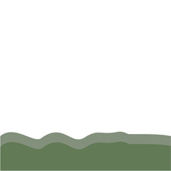Obraz premium Aesthetic Bottom Border