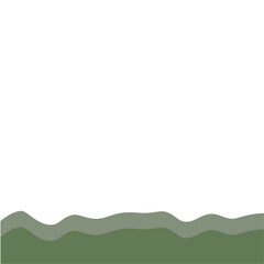 Obraz premium Aesthetic Bottom Border