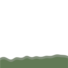 Obraz premium Aesthetic Bottom Border