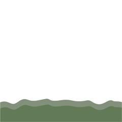 Fototapeta premium Aesthetic Bottom Border