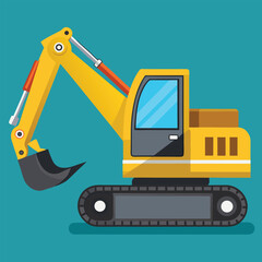 excavator vector