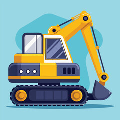 excavator vector