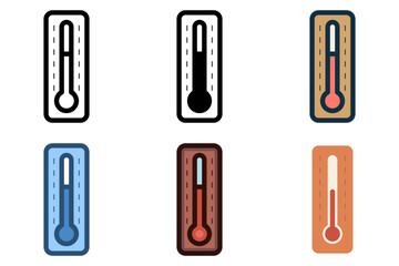 room thermometer icon vector illustration