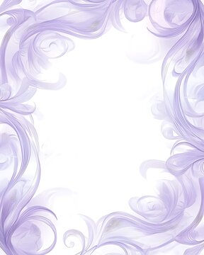 A purple frame with a white background