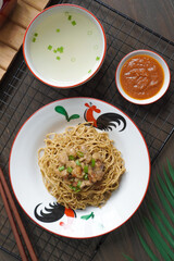 TRADITIONAL FOOD MIE OR BAKMI AYAM