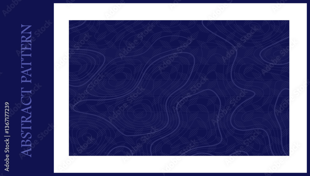 Poster background, abstract pattern with curves