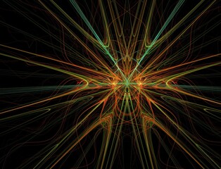 Imaginatory fractal abstract background Image