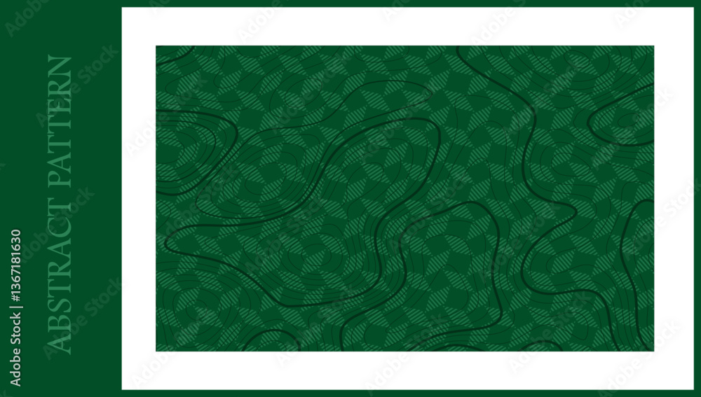 Poster background, abstract pattern with curves