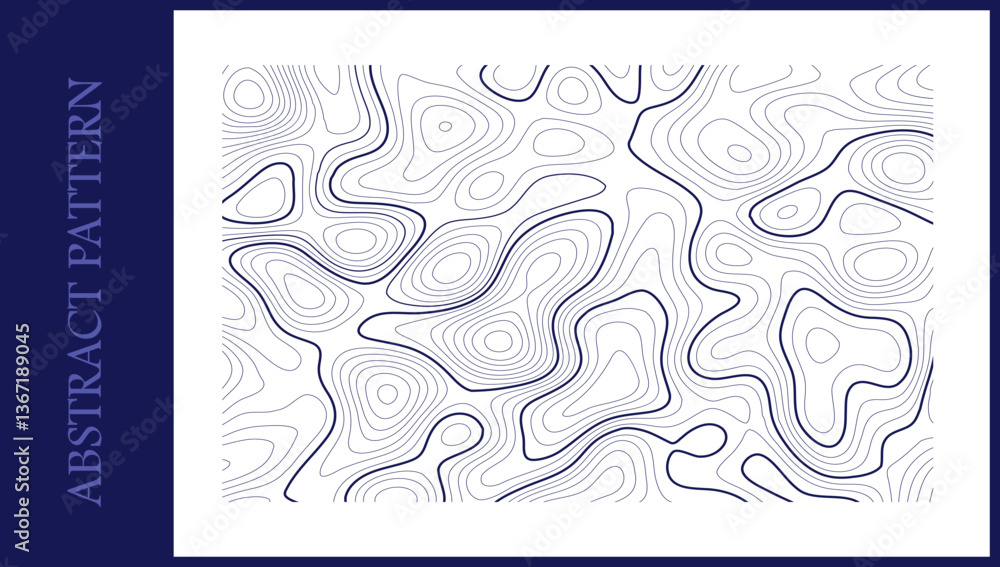 Poster abstract curved line pattern. abstract background with wavy lines. image for textile, digital, graph