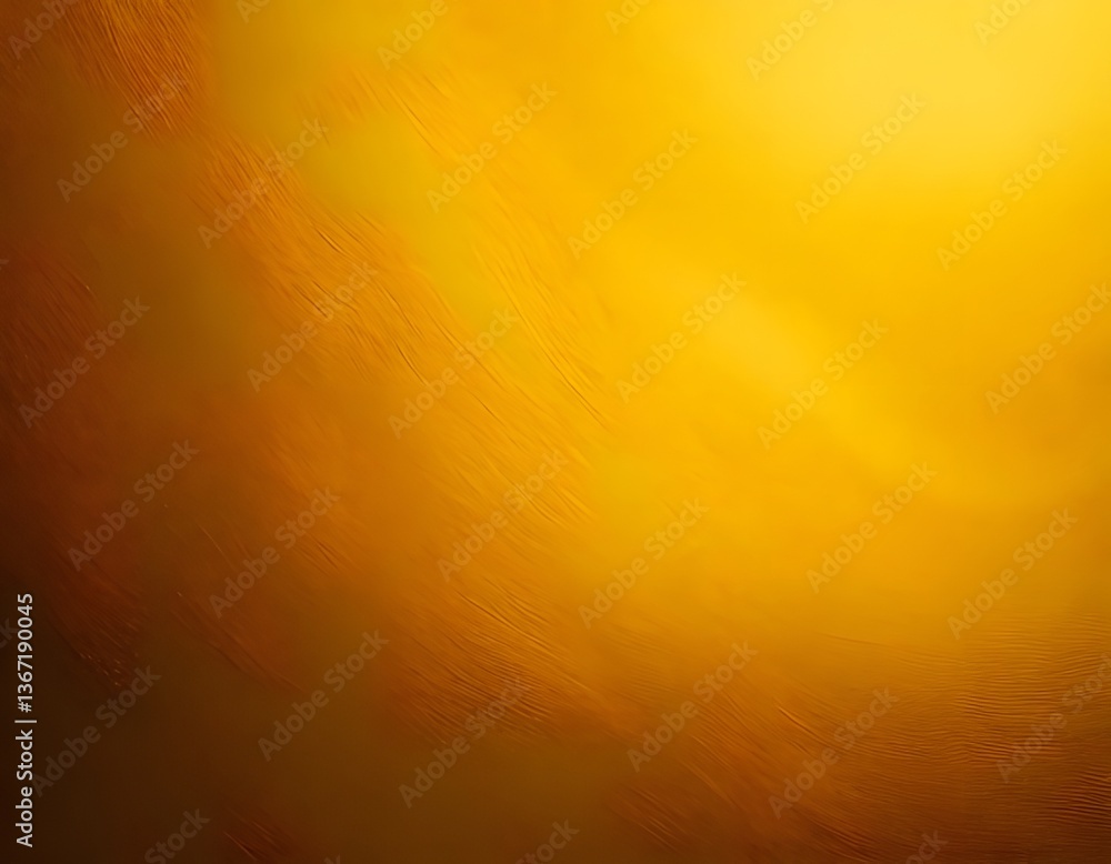 Poster abstract orange and yellow background with lines and curves in a vibrant design