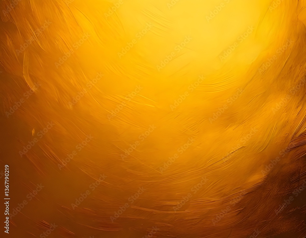 Aufkleber abstract orange and yellow background with lines and curves in a vibrant design