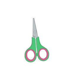 scissors vector illustration with white baground