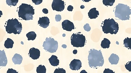 Obraz premium Abstract Pattern of Colorful Dots on a Textured Background in Shades of Blue and Beige